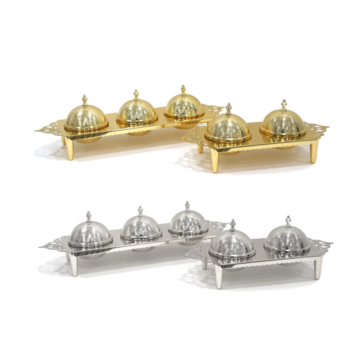 Rice Pots Hammered Tray