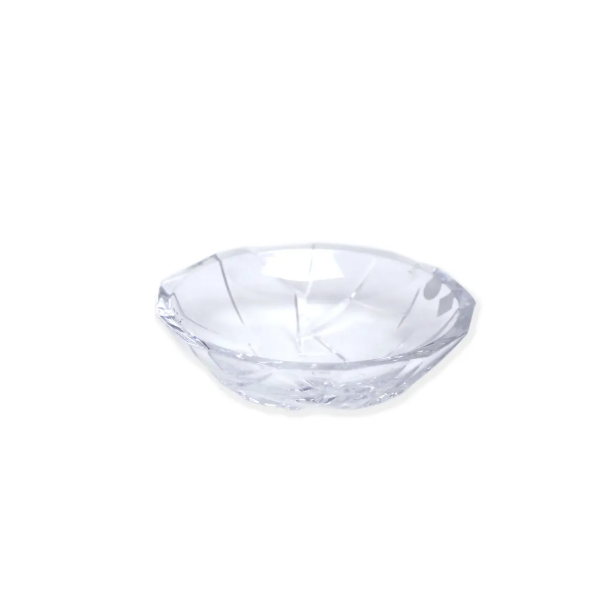Transparent Crystal Bohemia Small Bowl – Petite Brilliance for Every Detail!