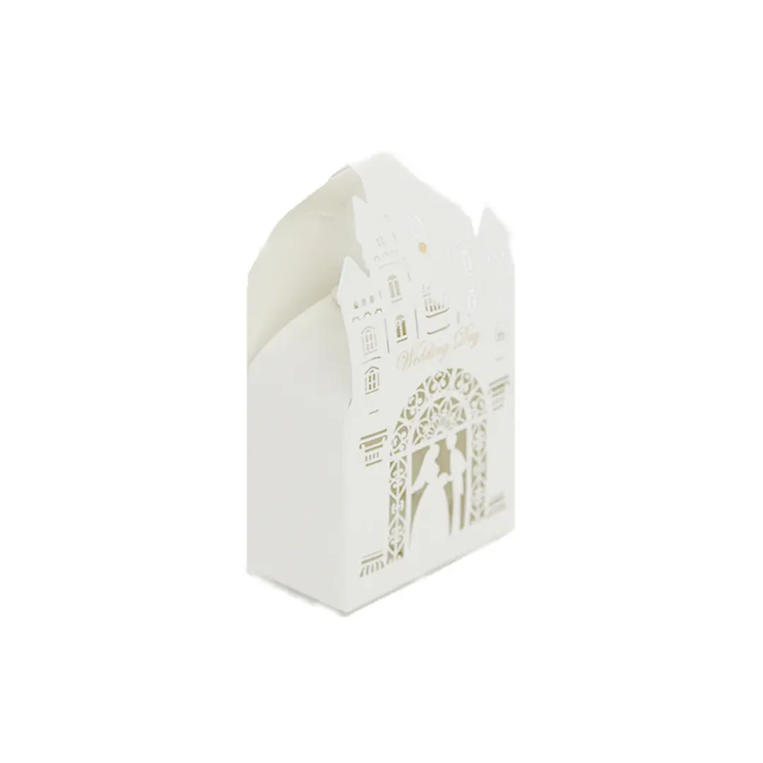 Castle Shape Wedding Carton Box