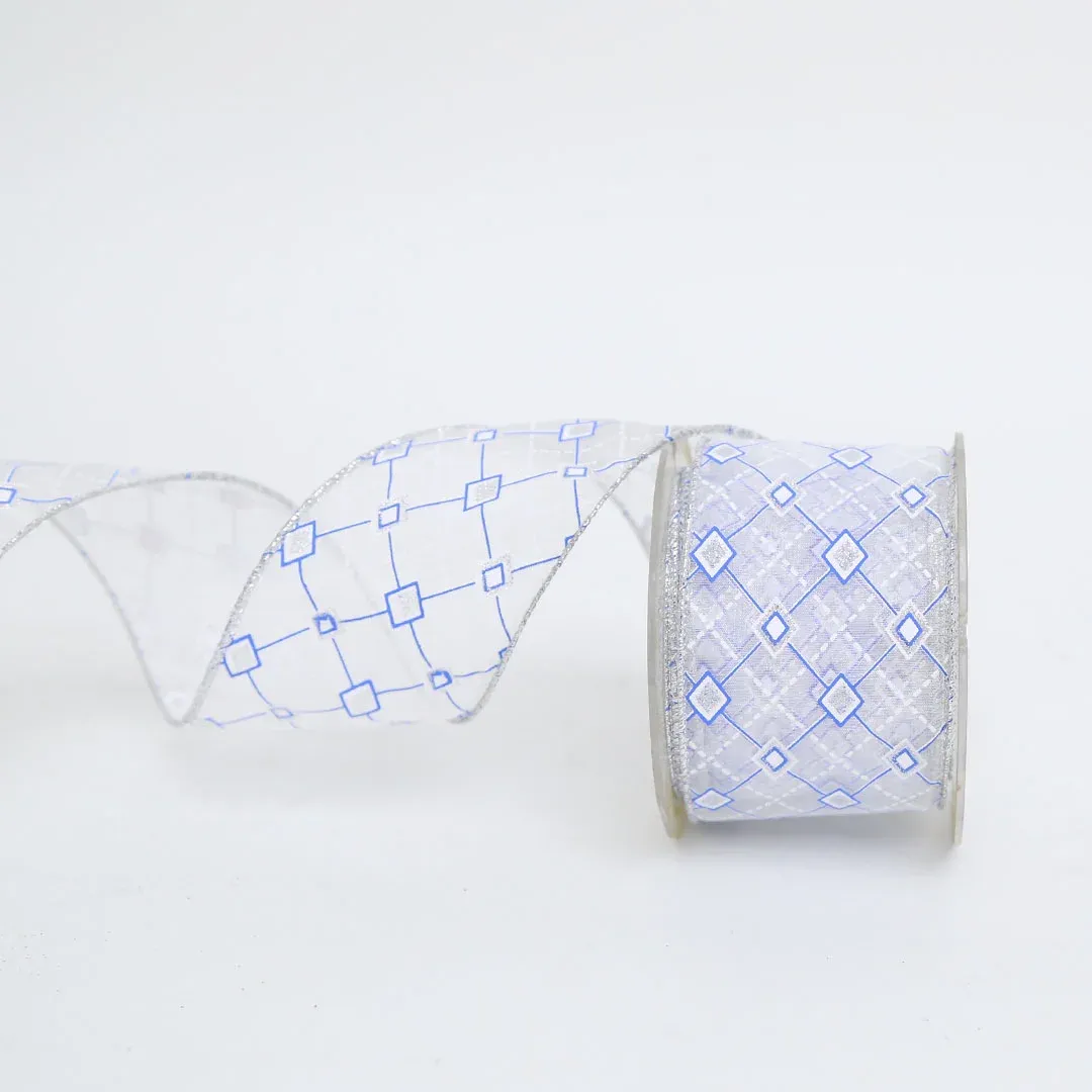 Transparent Diamond Organza Ribbon