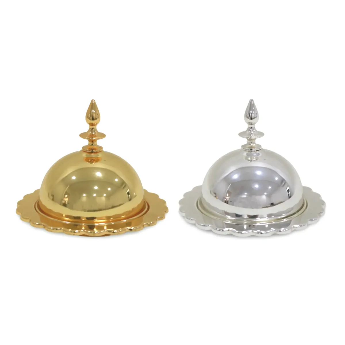 Metal Dome Cover Flower Metal Plate