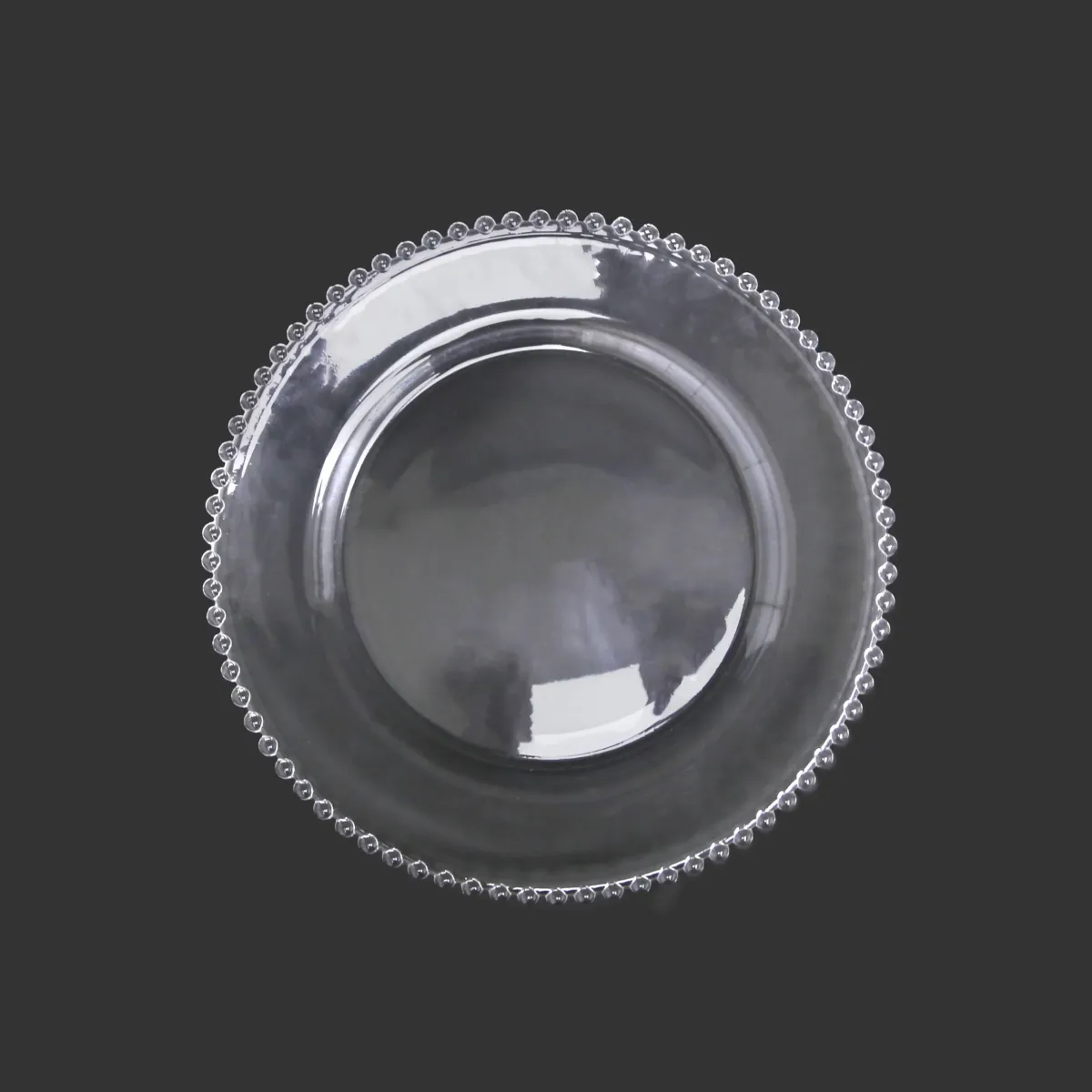 Round Transparent Sultan Charger Plate