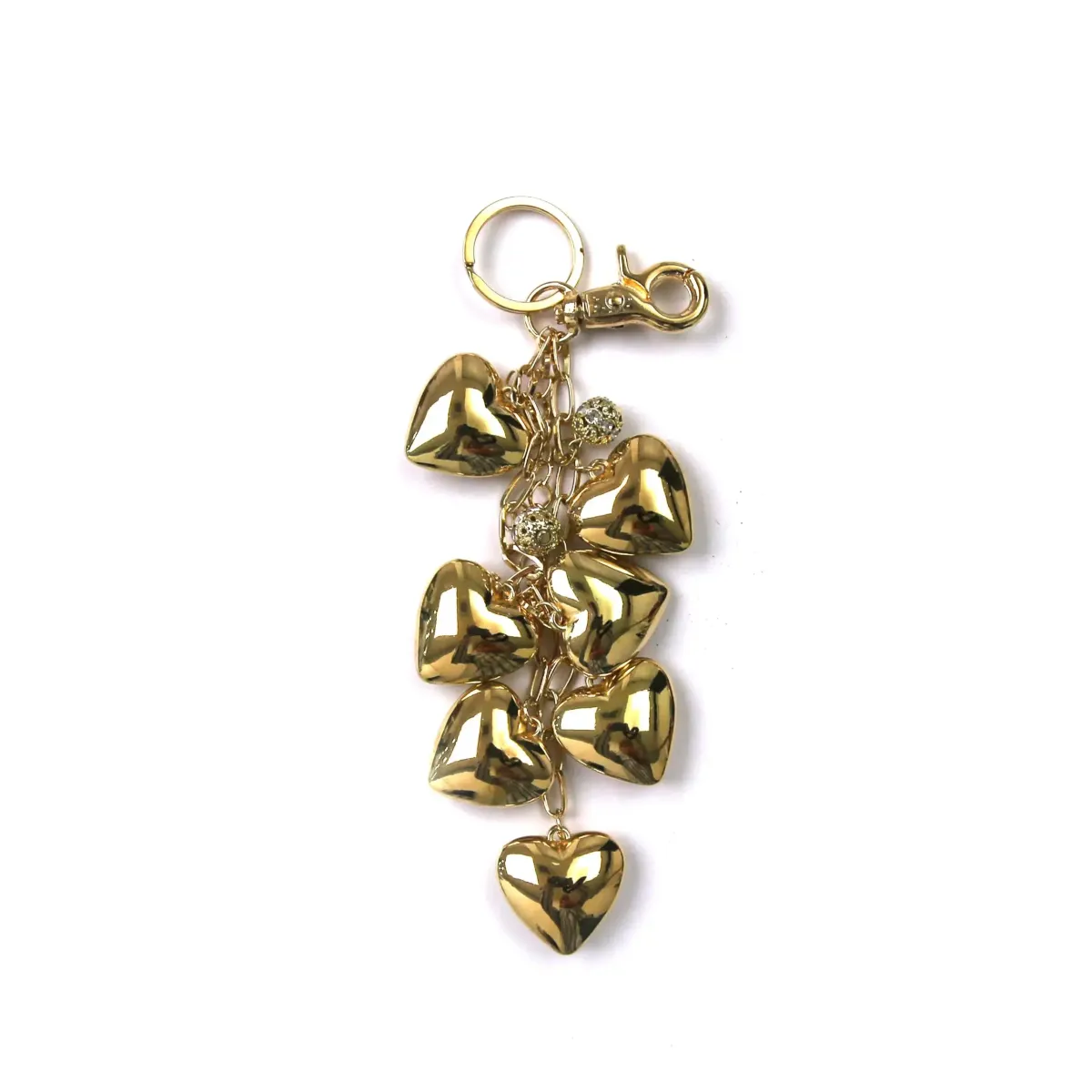 7 Hearts Keychain for Bags & Keys