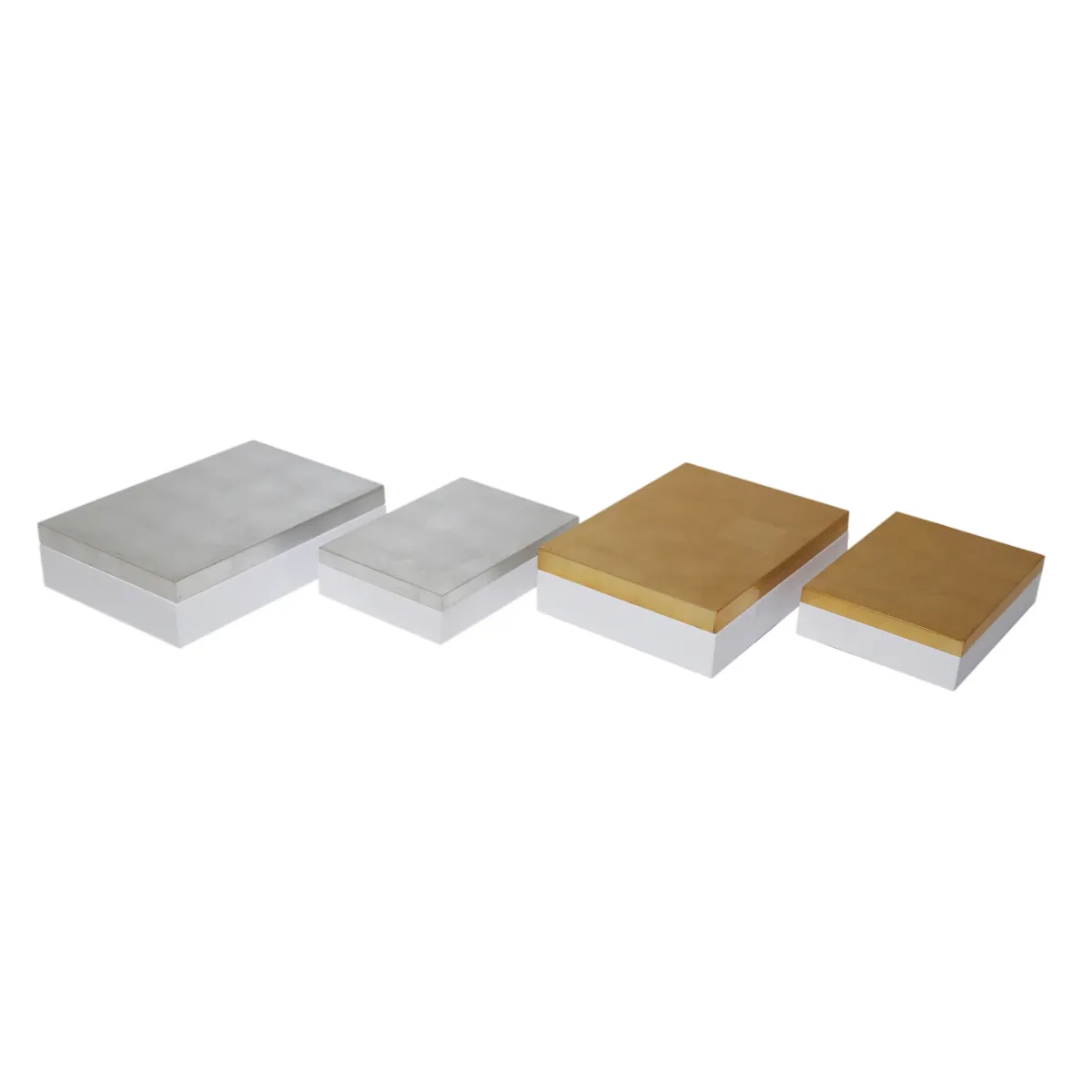 White Base Rectangle Box – Elegant Decorative Box