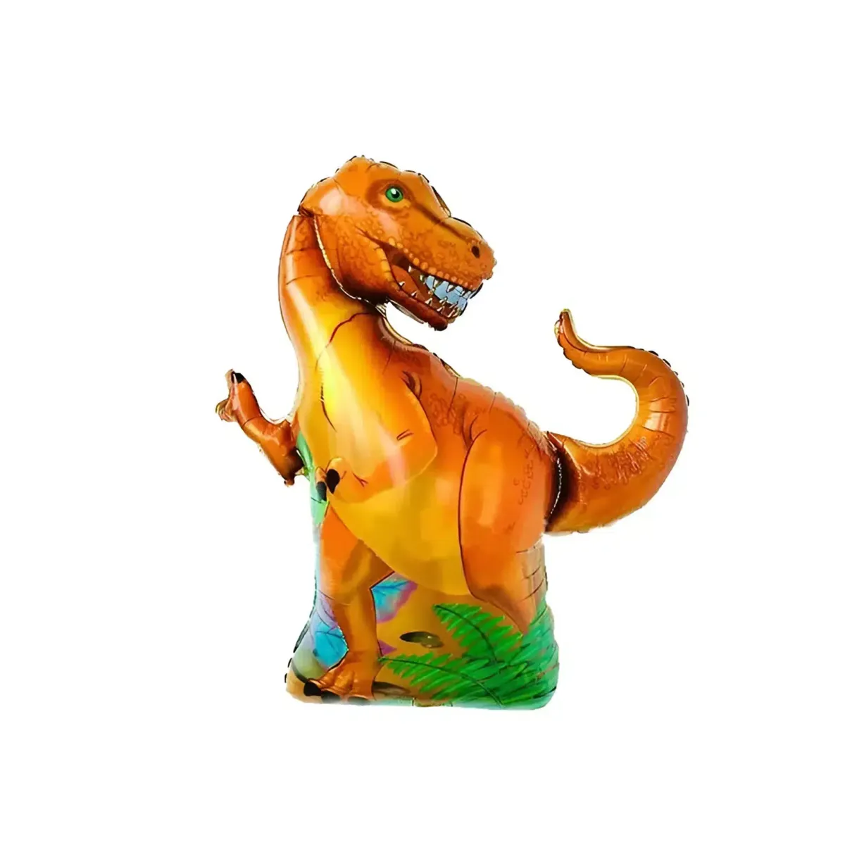 Orange Dinosaur Foil Balloon – Roar into a Dino-Mite Celebration!