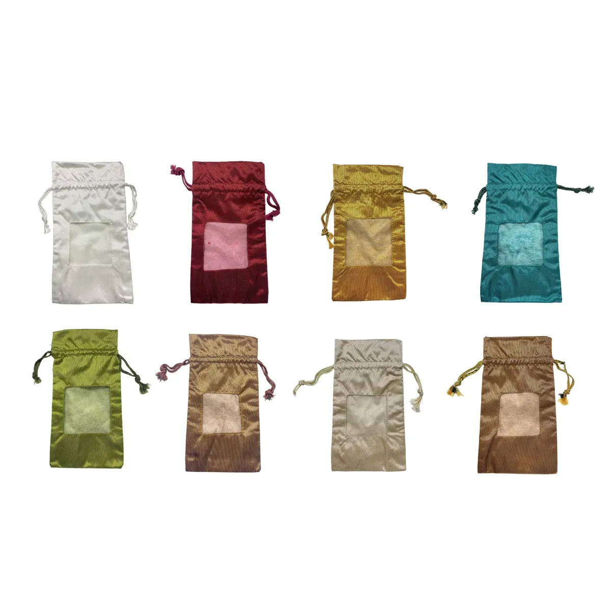 Tall Silk & Organza Gift Bag