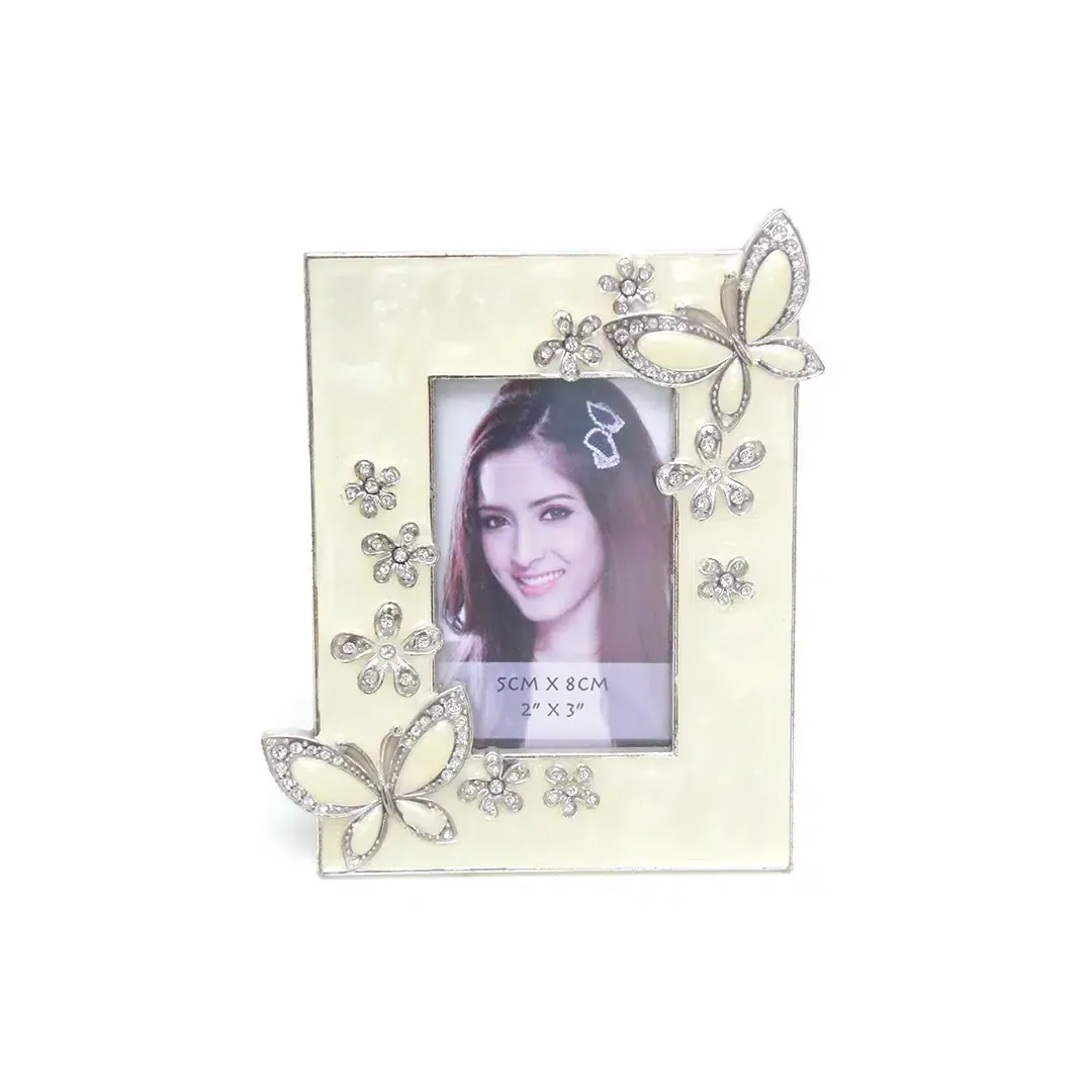 Rectangle Butterfly & Flower Frame