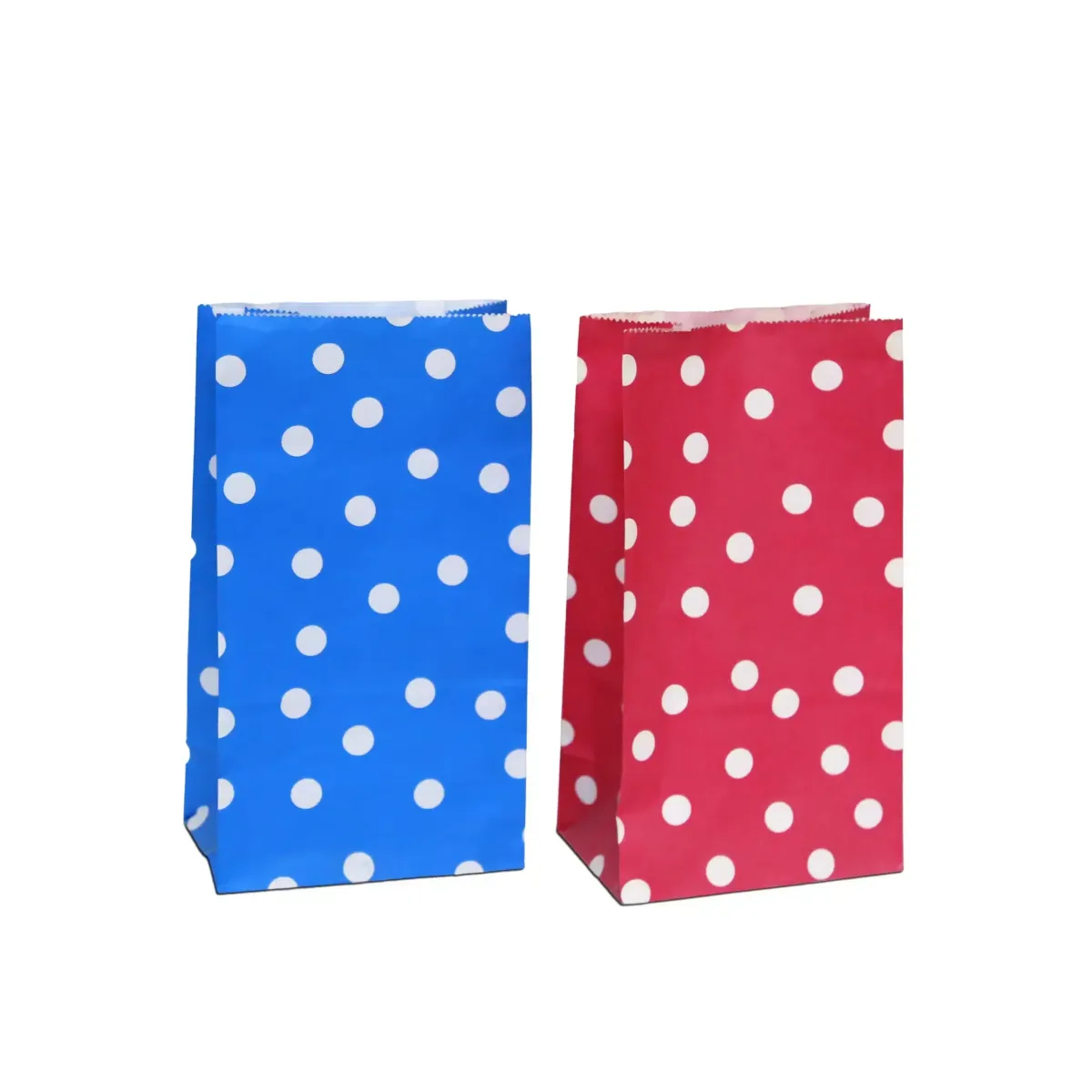 Dotted Colored Handless Paper Bag