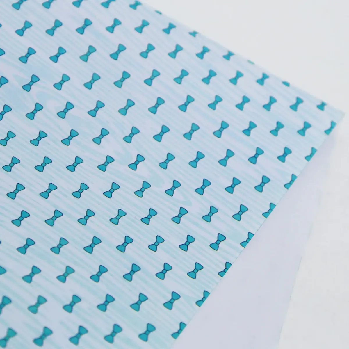 Blue Bowtie Wrapping Paper