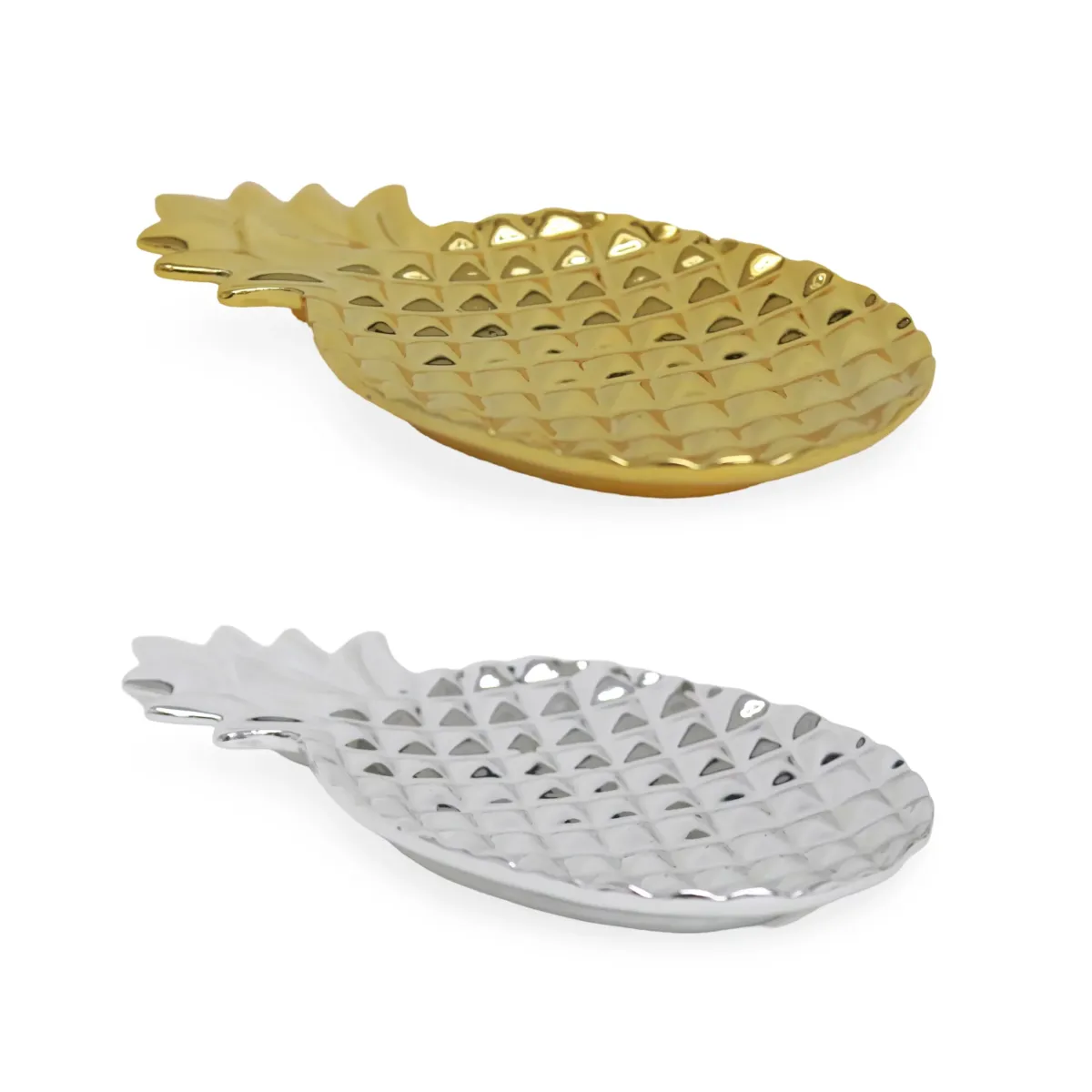 Pineapple Shaped Ceramic Plate