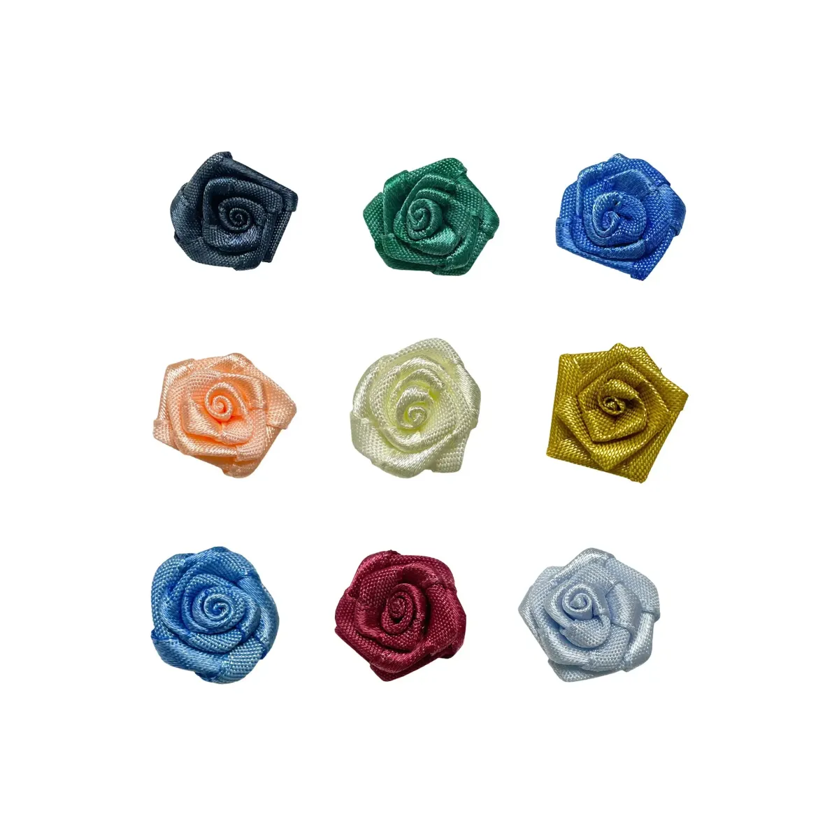 Satin Rose Motif – Decorative Floral Accent
