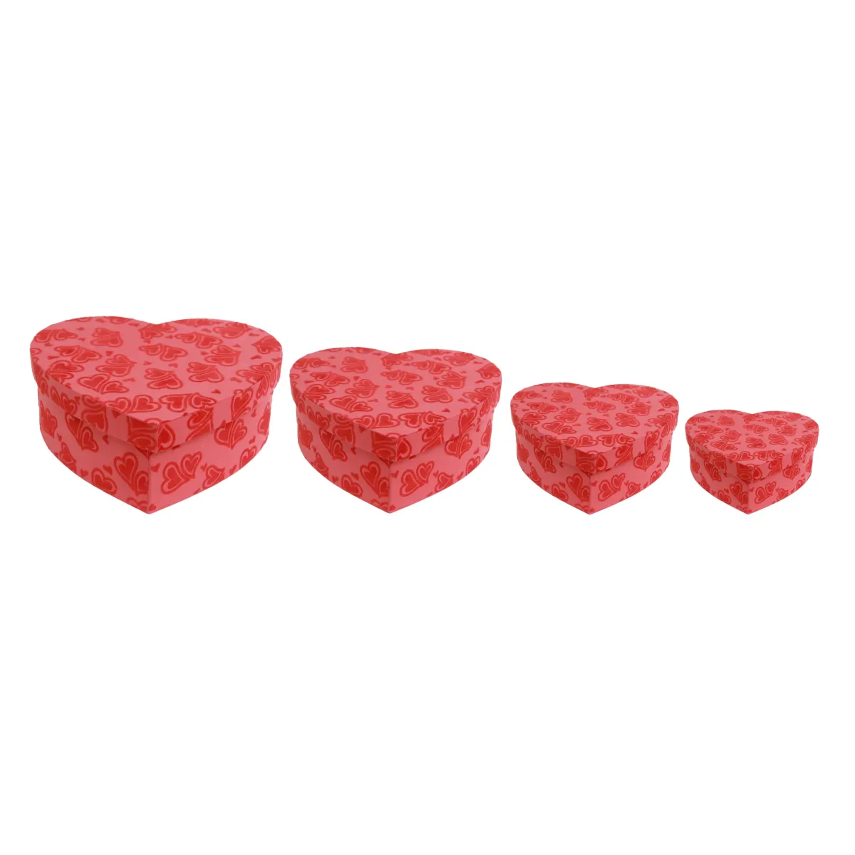 Velvet Red Heart Box