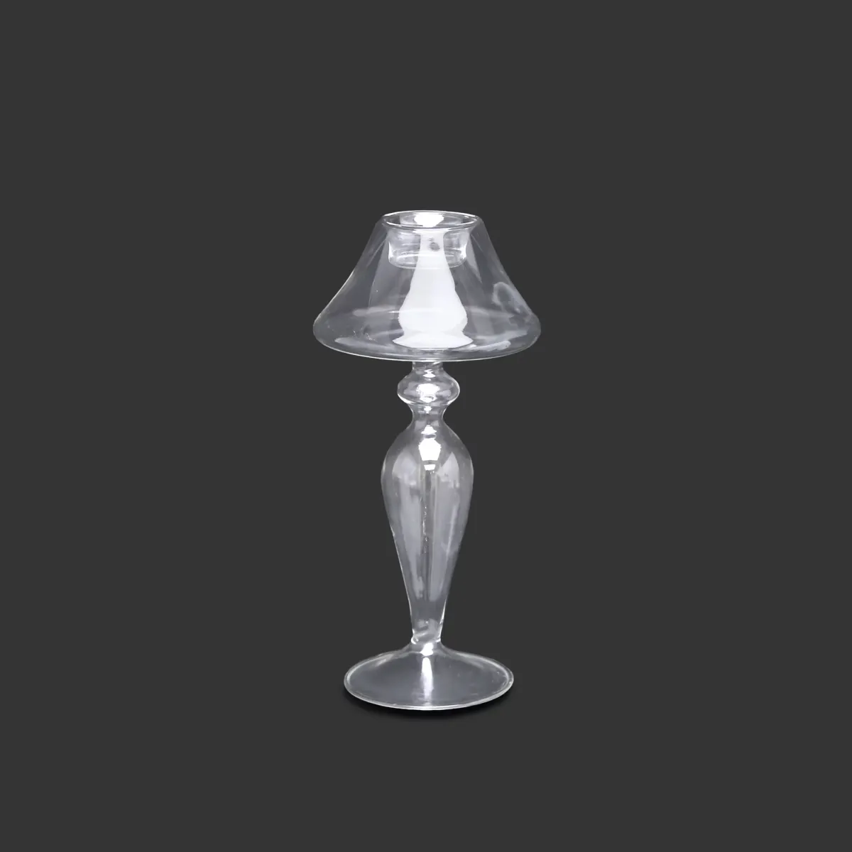 Transparent Bed Lamp Shape Glassware – Add Whimsical Elegance to Your Decor!