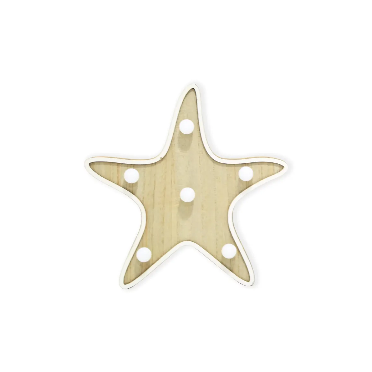 Wooden Star LED