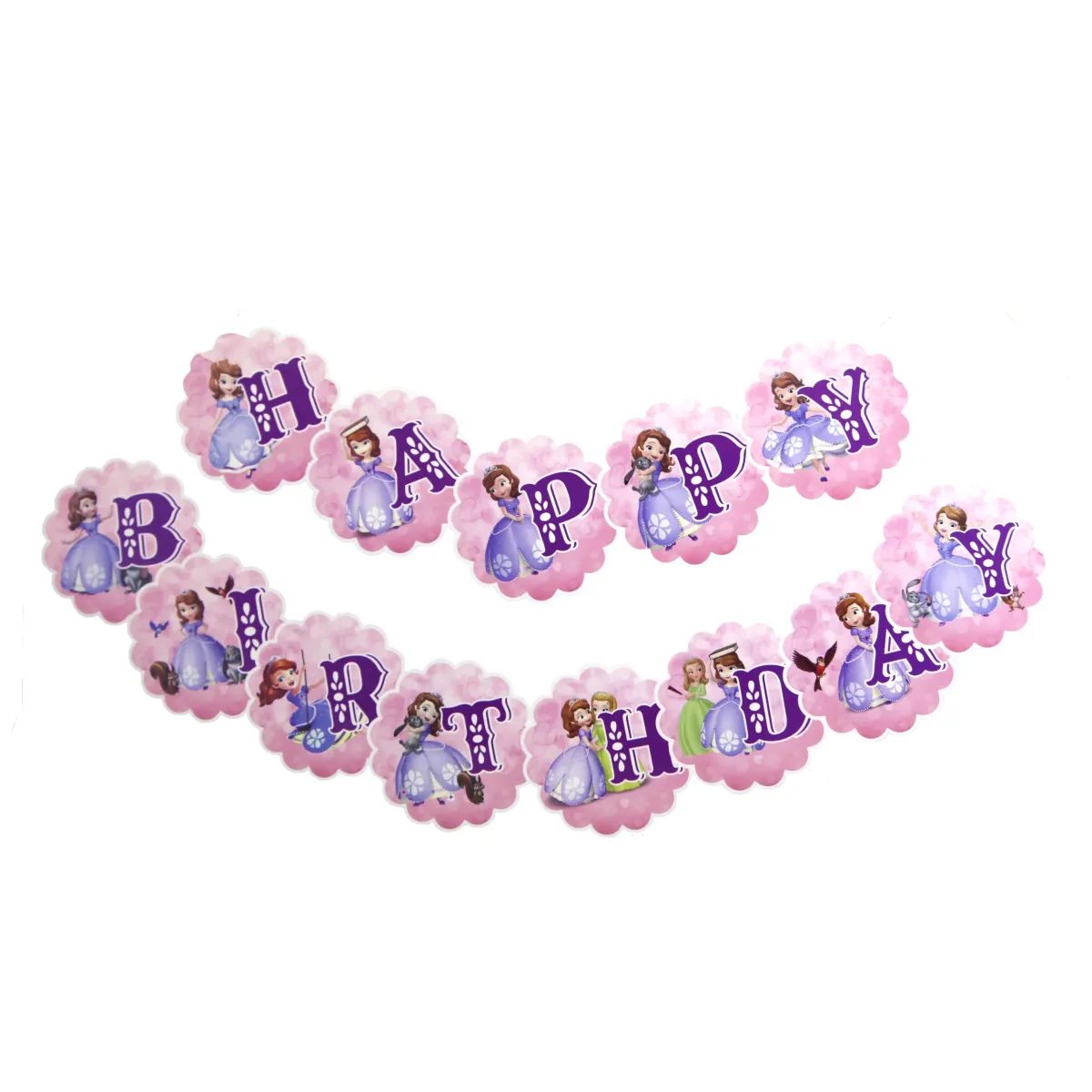Sofia Happy Birthday Banner – Bring Royal Magic to Your Celebration!