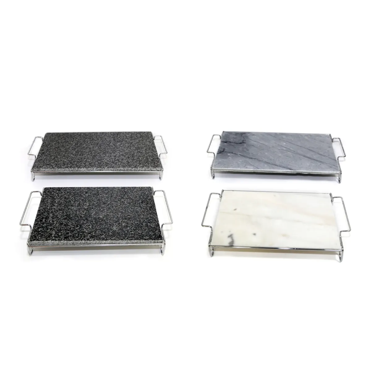Grill Board on Metal Rack – BBQ & Serving Accessory