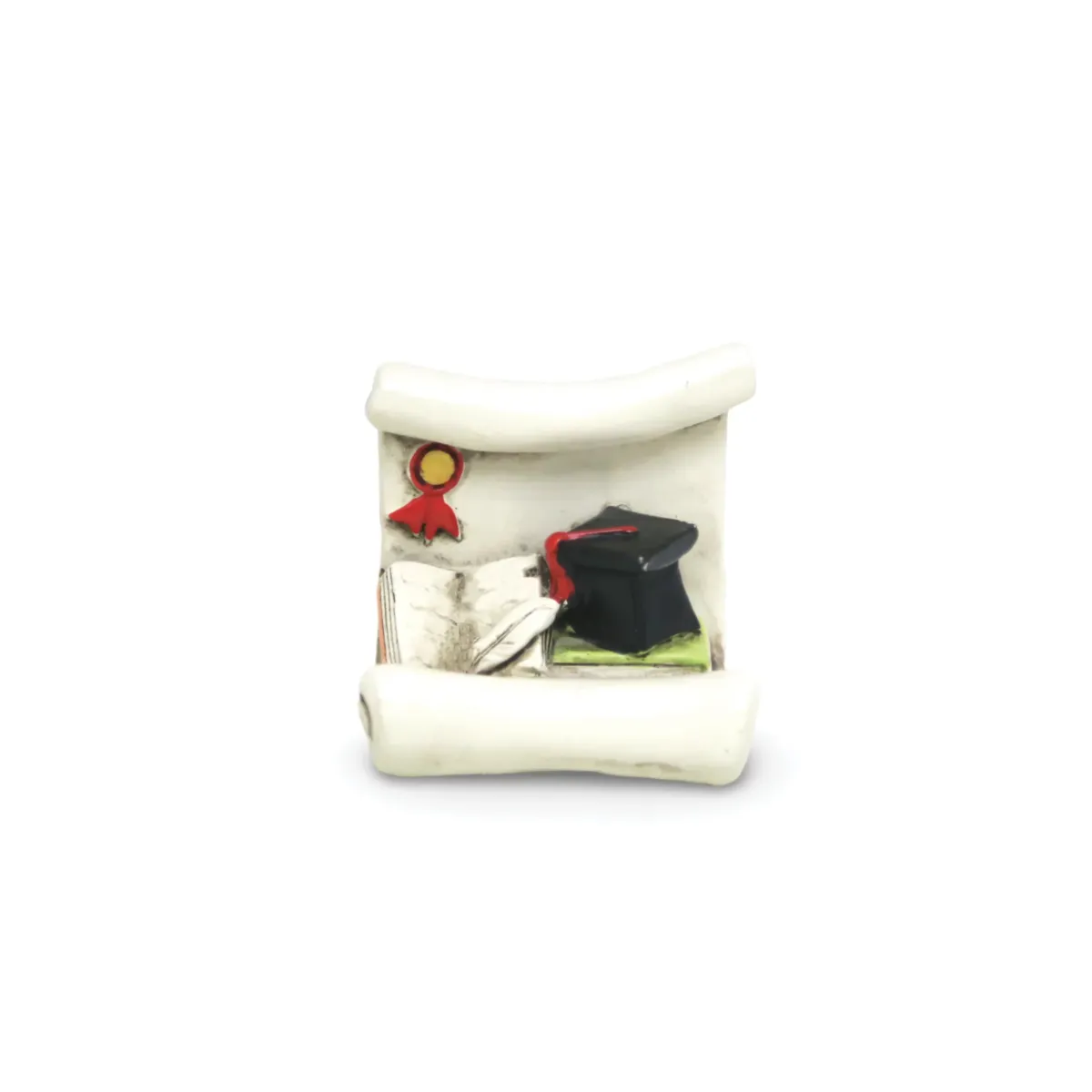 Graduate Book Cap with Certificate – Elegant Academic Keepsake Gift for Graduates, Display Stand for Diploma & Tassel