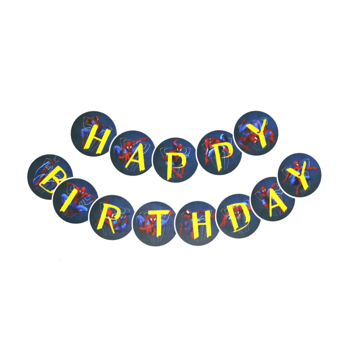 Spiderman Happy Birthday Banner – Swing into Action with Your Celebration!