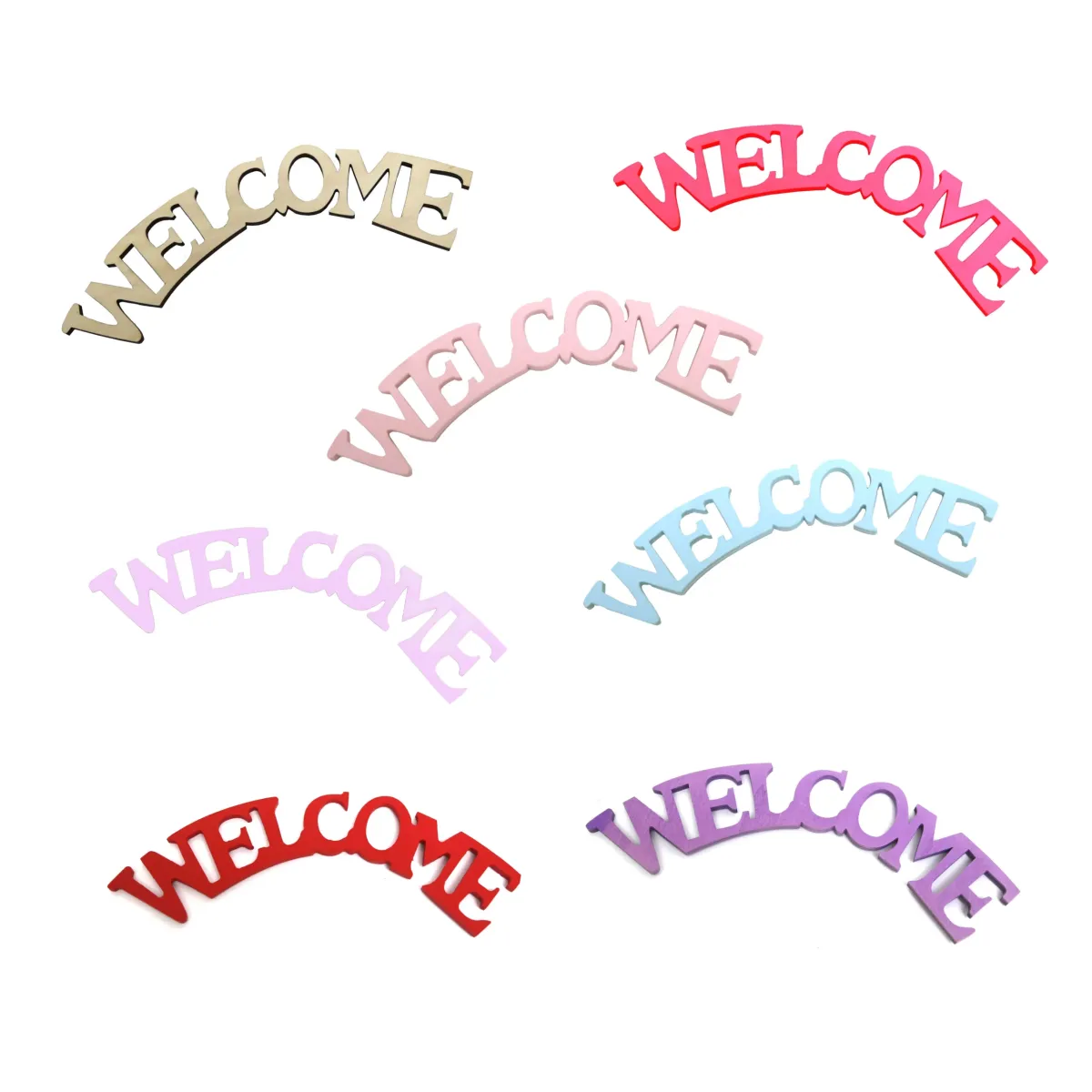 Wooden Welcome Wall Decoration