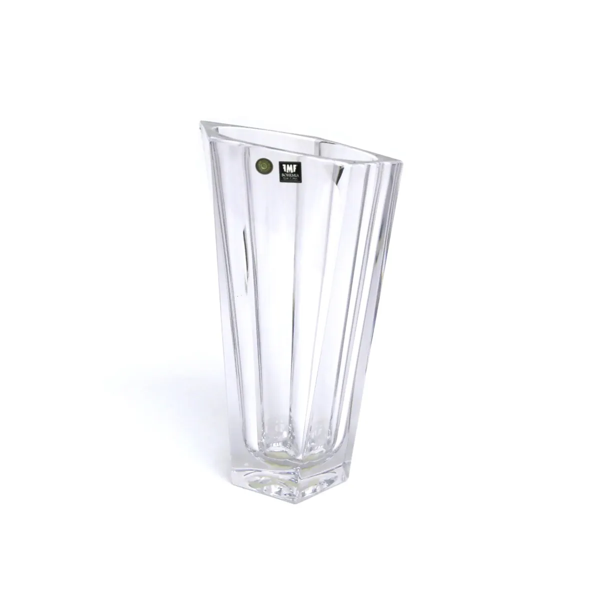 Transparent Crystal Bohemia Ocean Wave Vase – Flowing Beauty for Your Blooms!