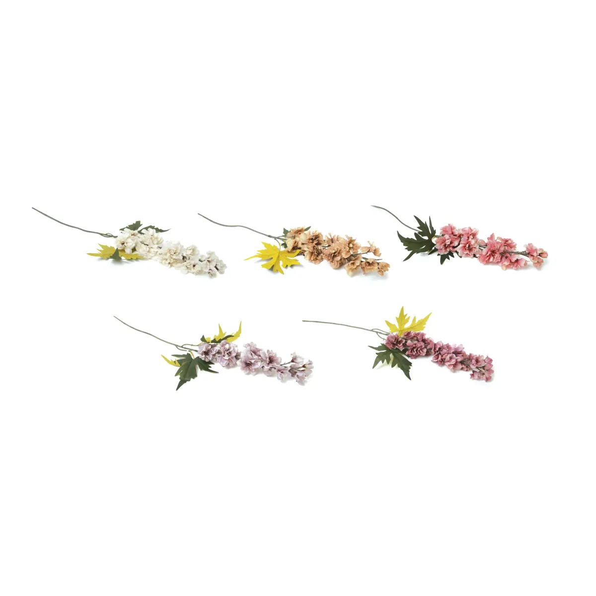 Delphinium Artificial Flower Branch Elegant Decor