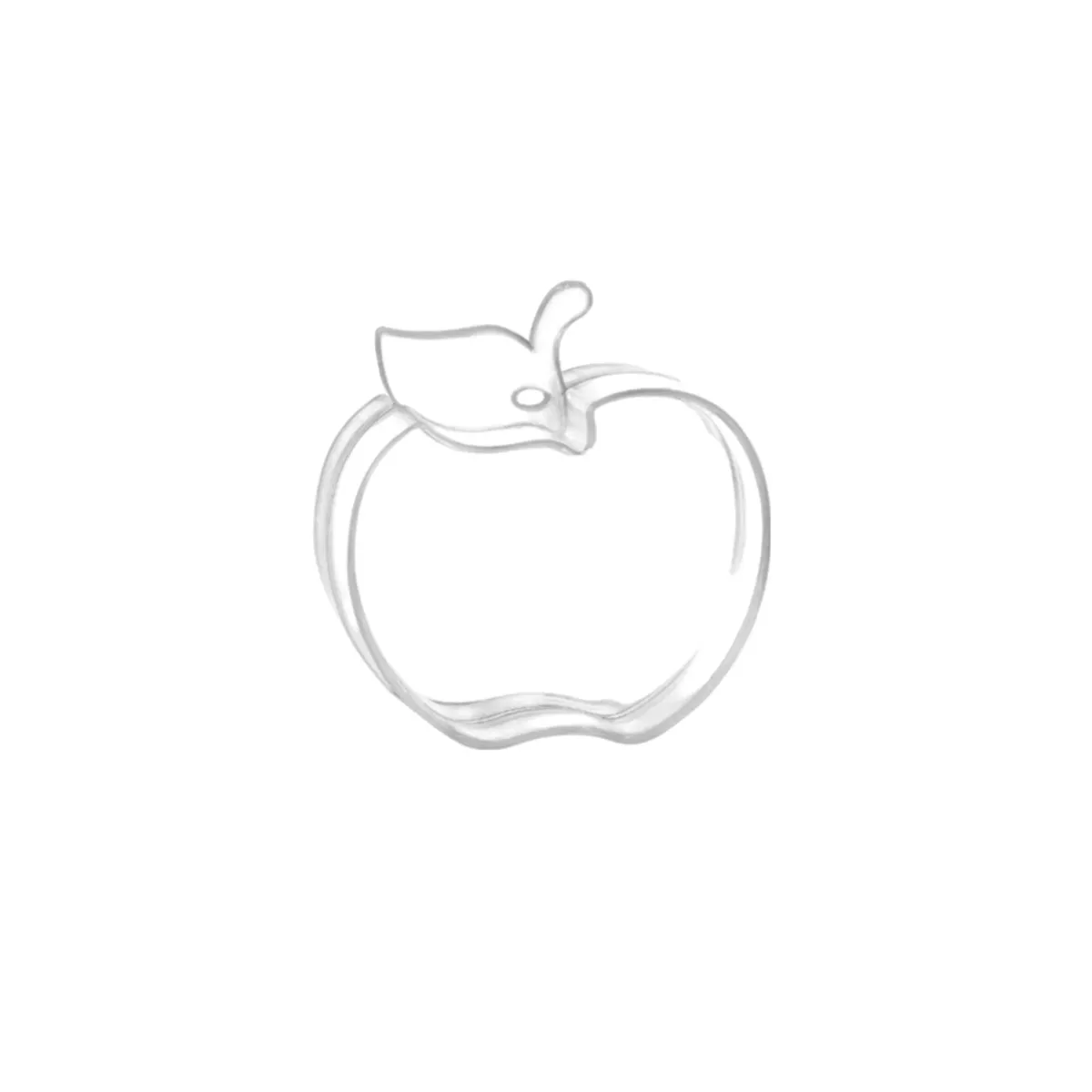 Apple Shape Plexi Container