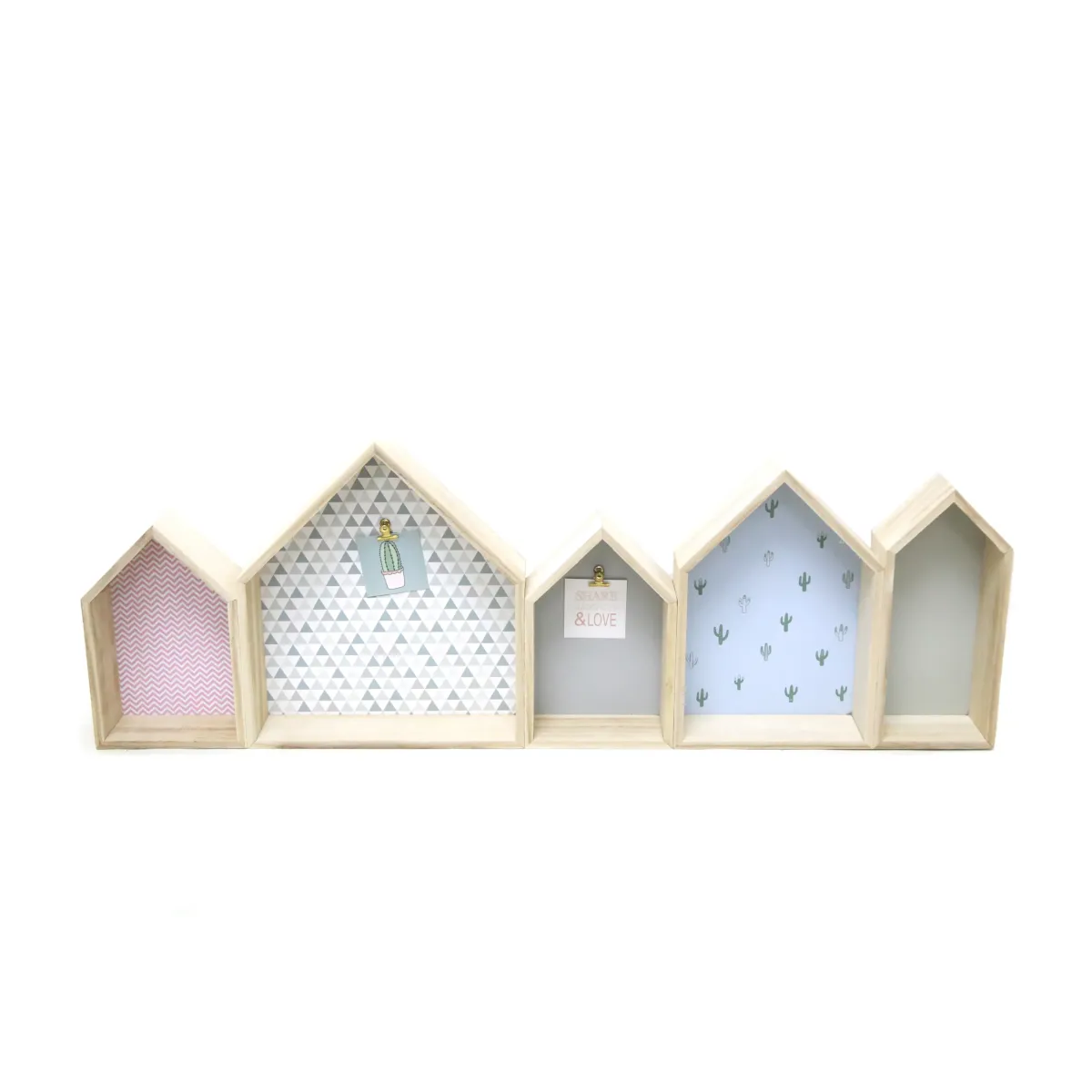 House Shape Wooden Wall Decoration