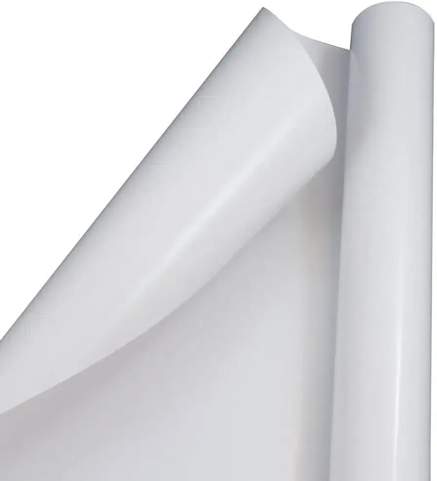 Glossy White Wrapping Paper