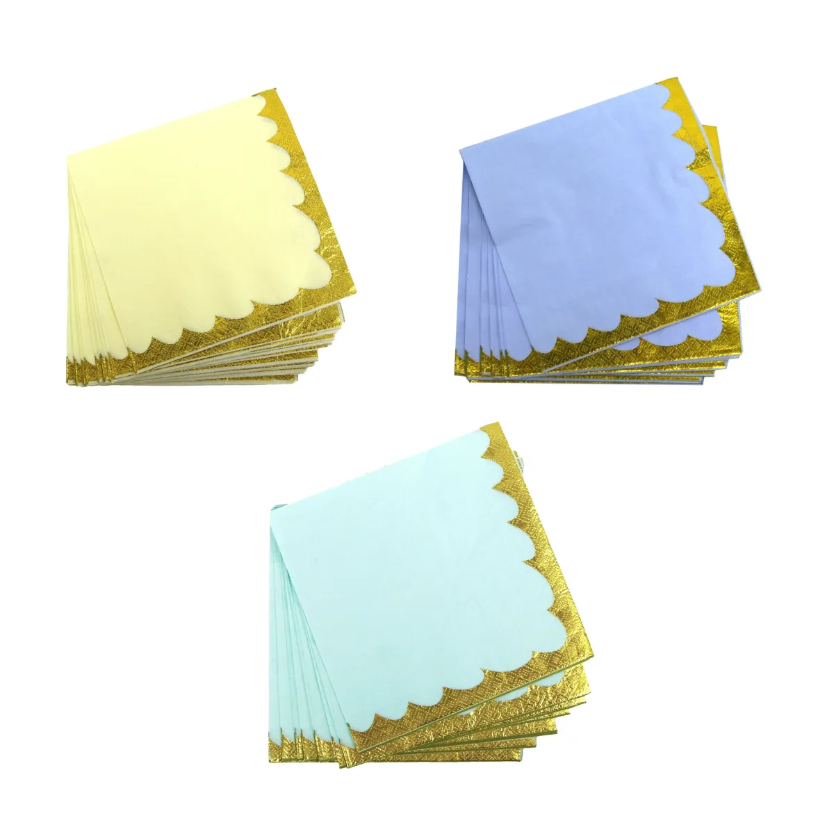 Gold Rim Napkins – Elegant & Convenient Tableware