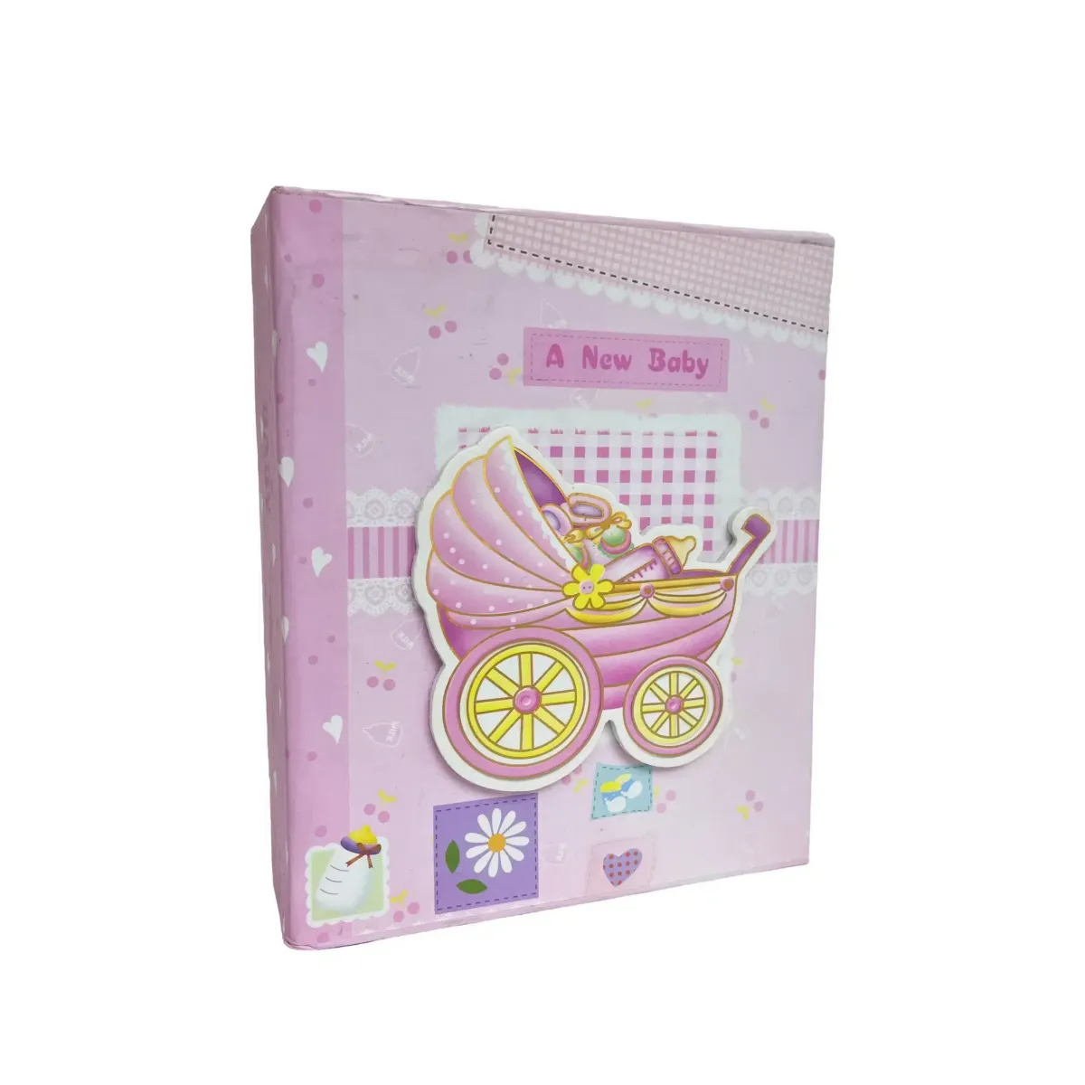 New Baby Pink Photo Album – Keepsake Memory Book