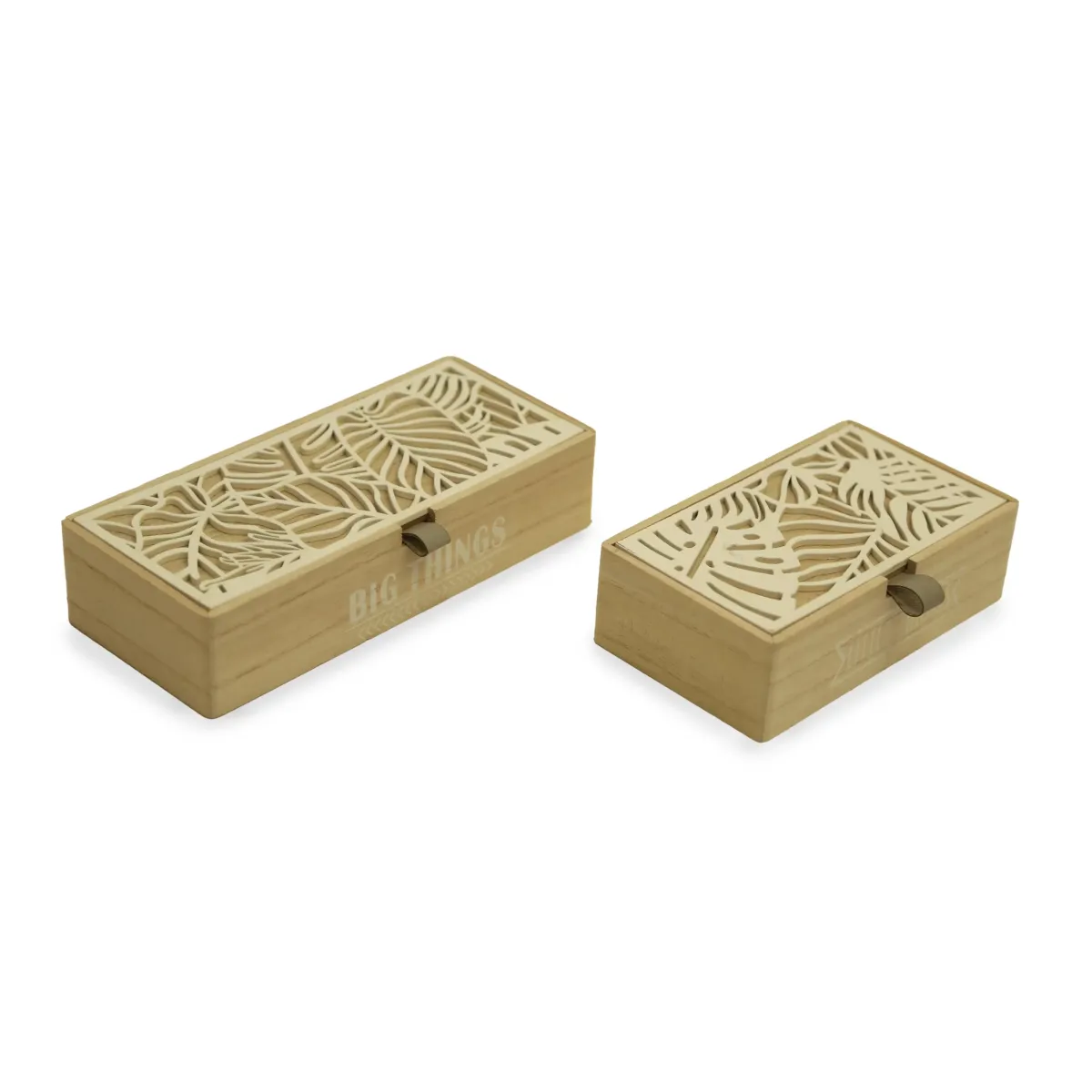 Leaves Design Rectangle Box