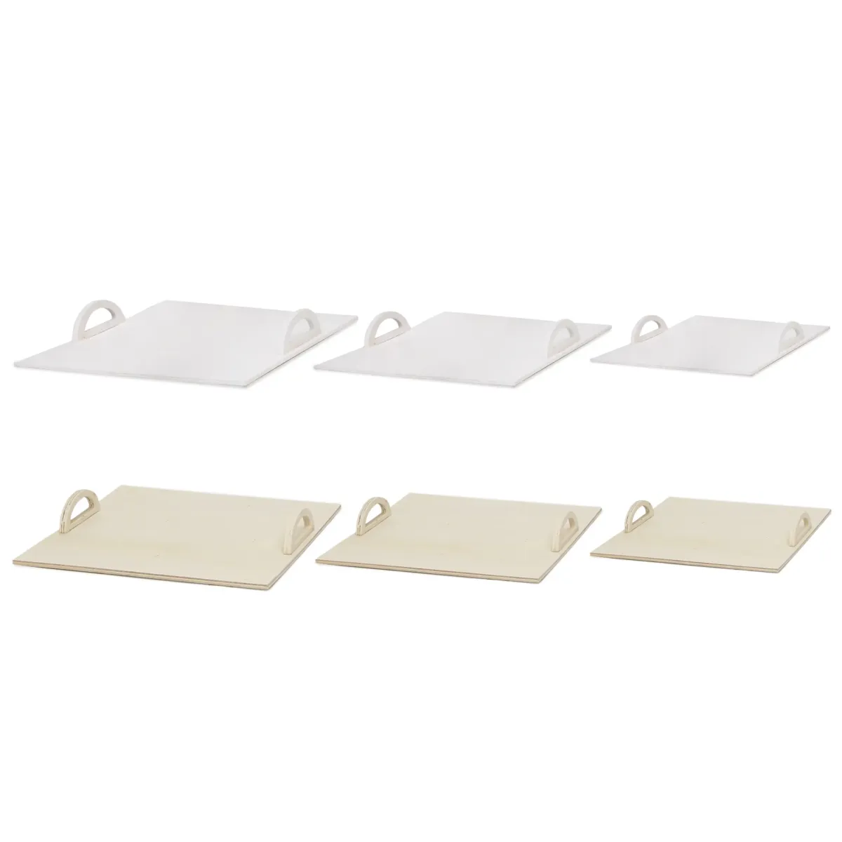 Square Wooden Board With Handle