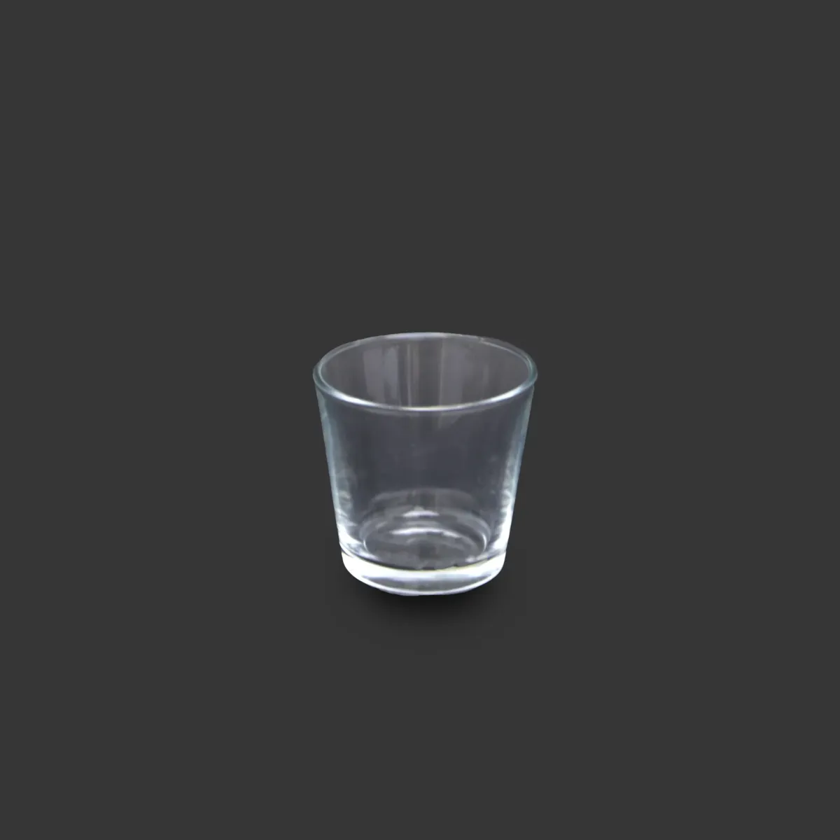 Transparent Round T-Light Holding Glass Denver
