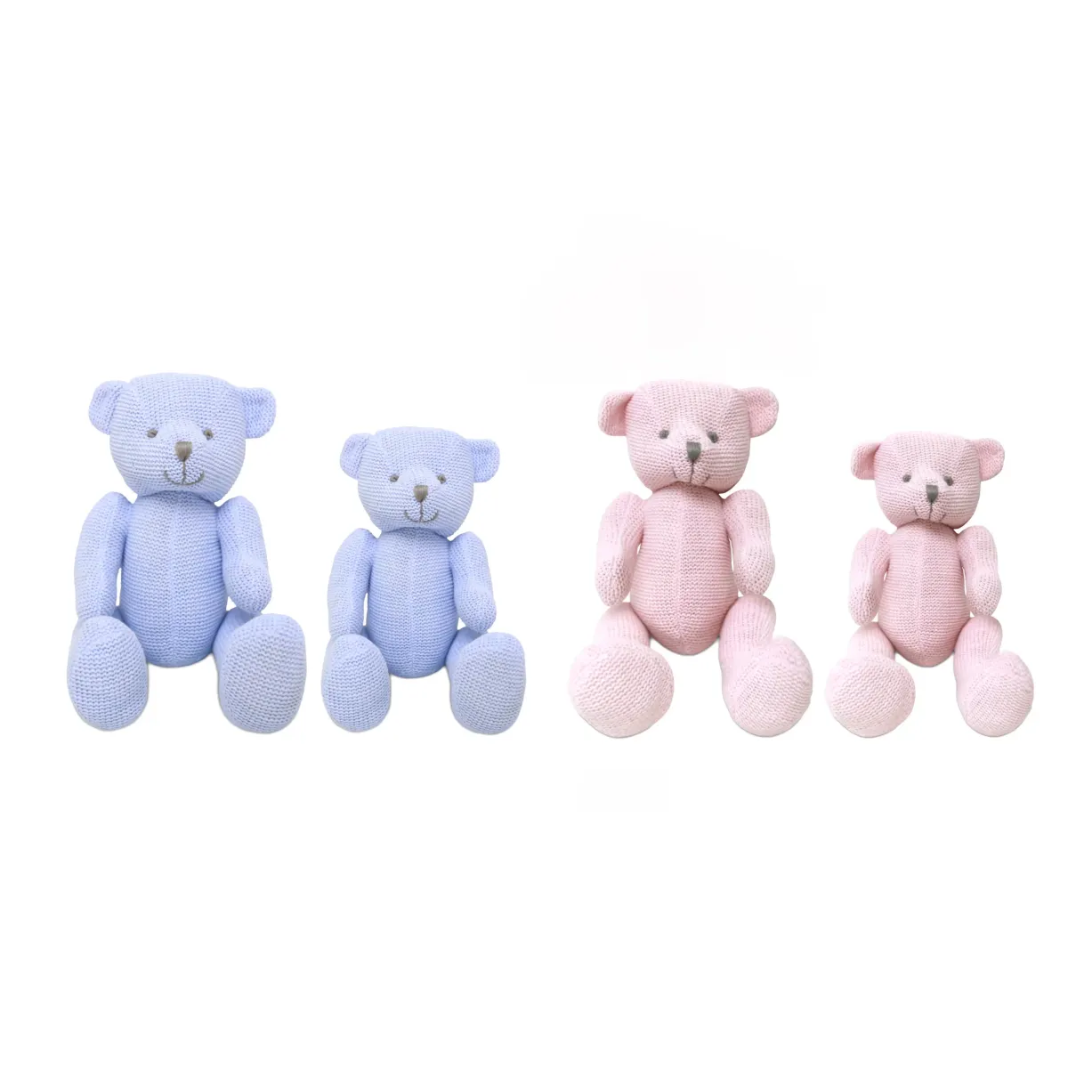 Sitting Knit Bear