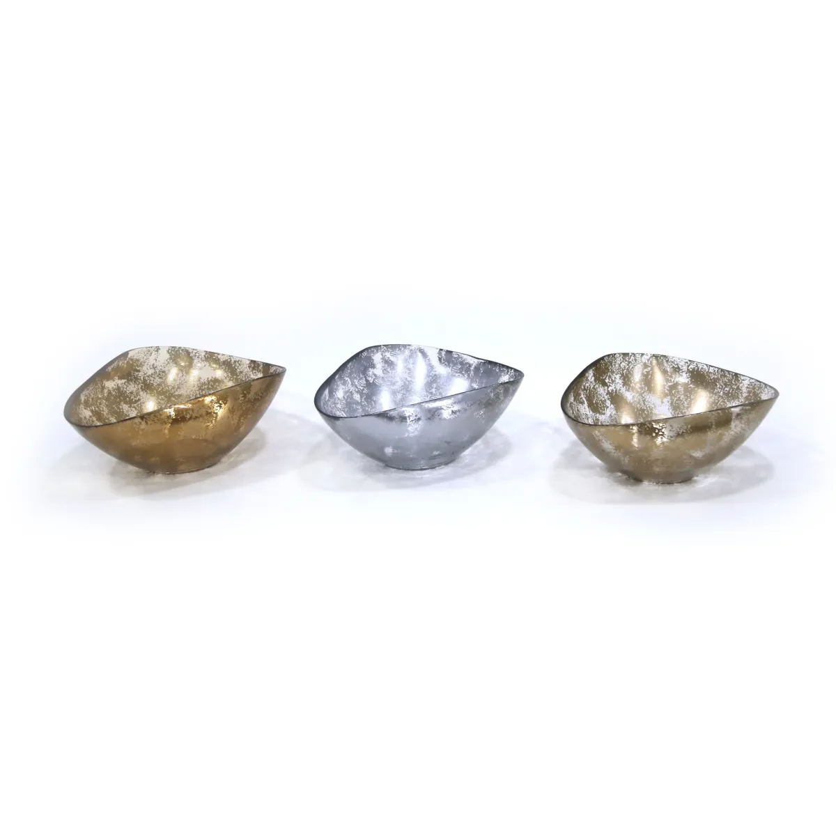 Sponged Murano Egg Form Bowl