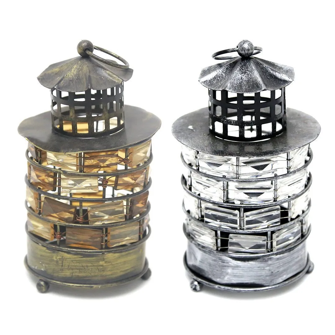 Enchanted Ramadan Round Lantern with Rectangular Beads