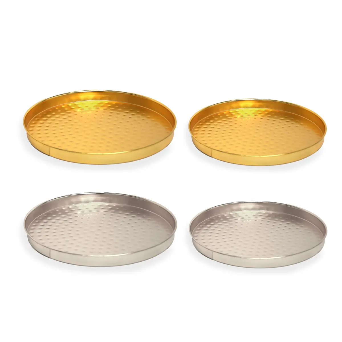 Round Hammered Tray