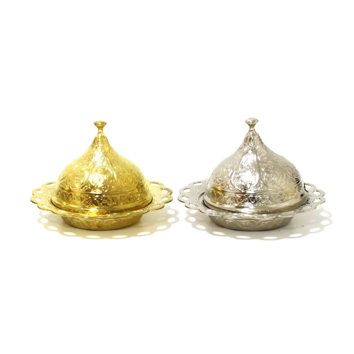 Elegant Domed Serving Plate – For Turkish Delight & More