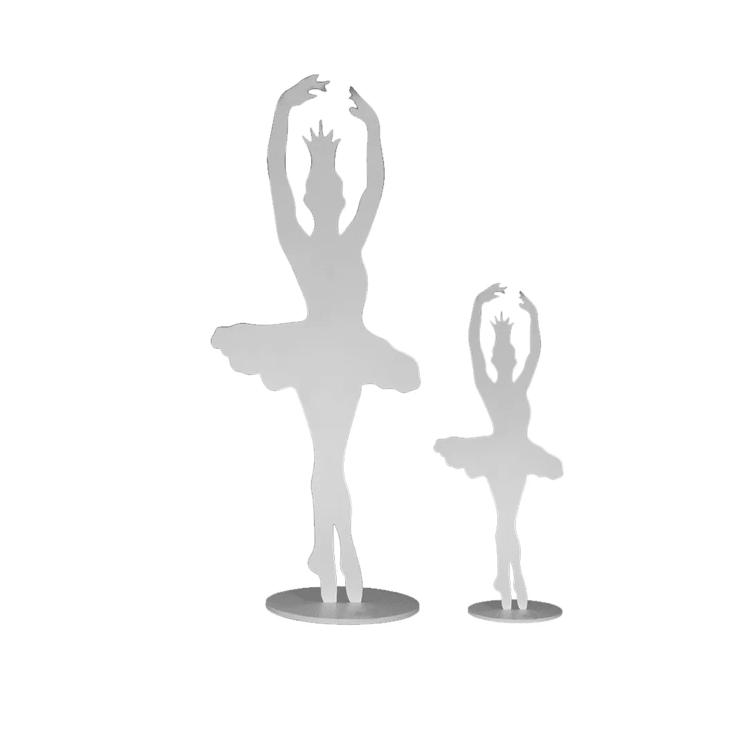 Dancing Ballerina Figurine – Elegant Gypsum Decor