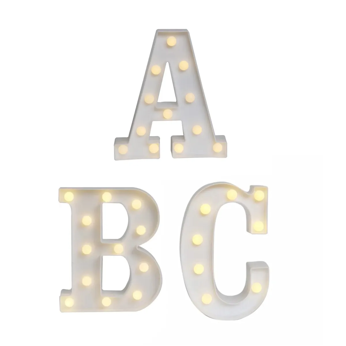 Warm White Led Letter