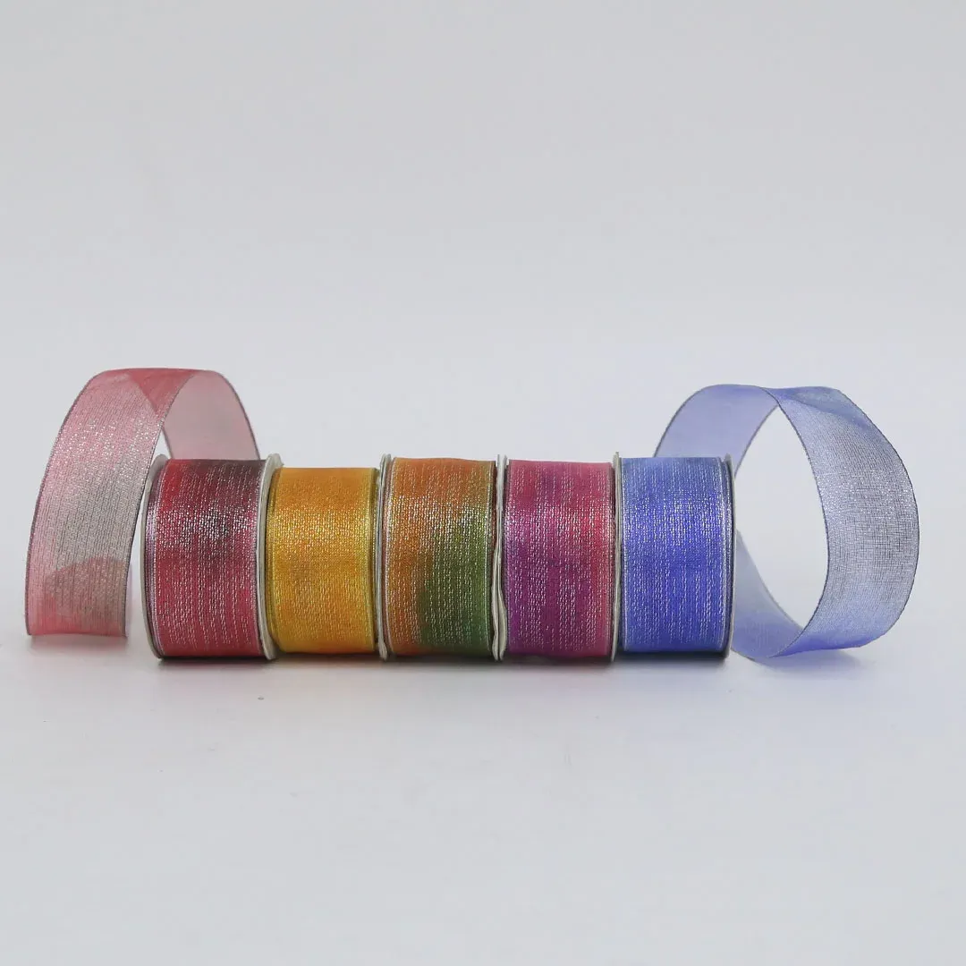 Faded Colors Organza Ribbon
