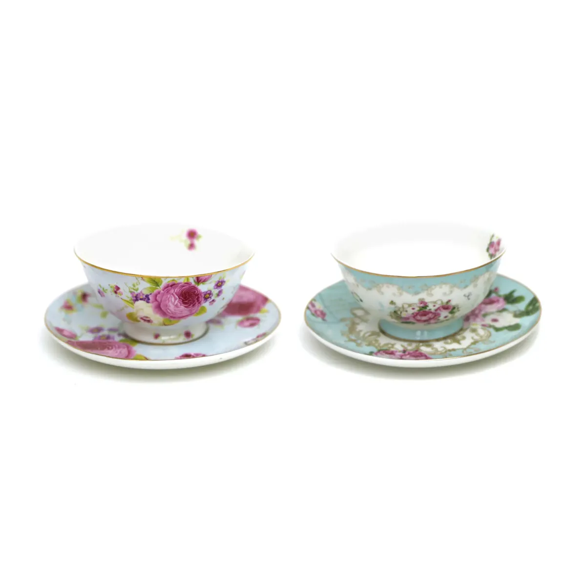 Pattern Bowls With Plates