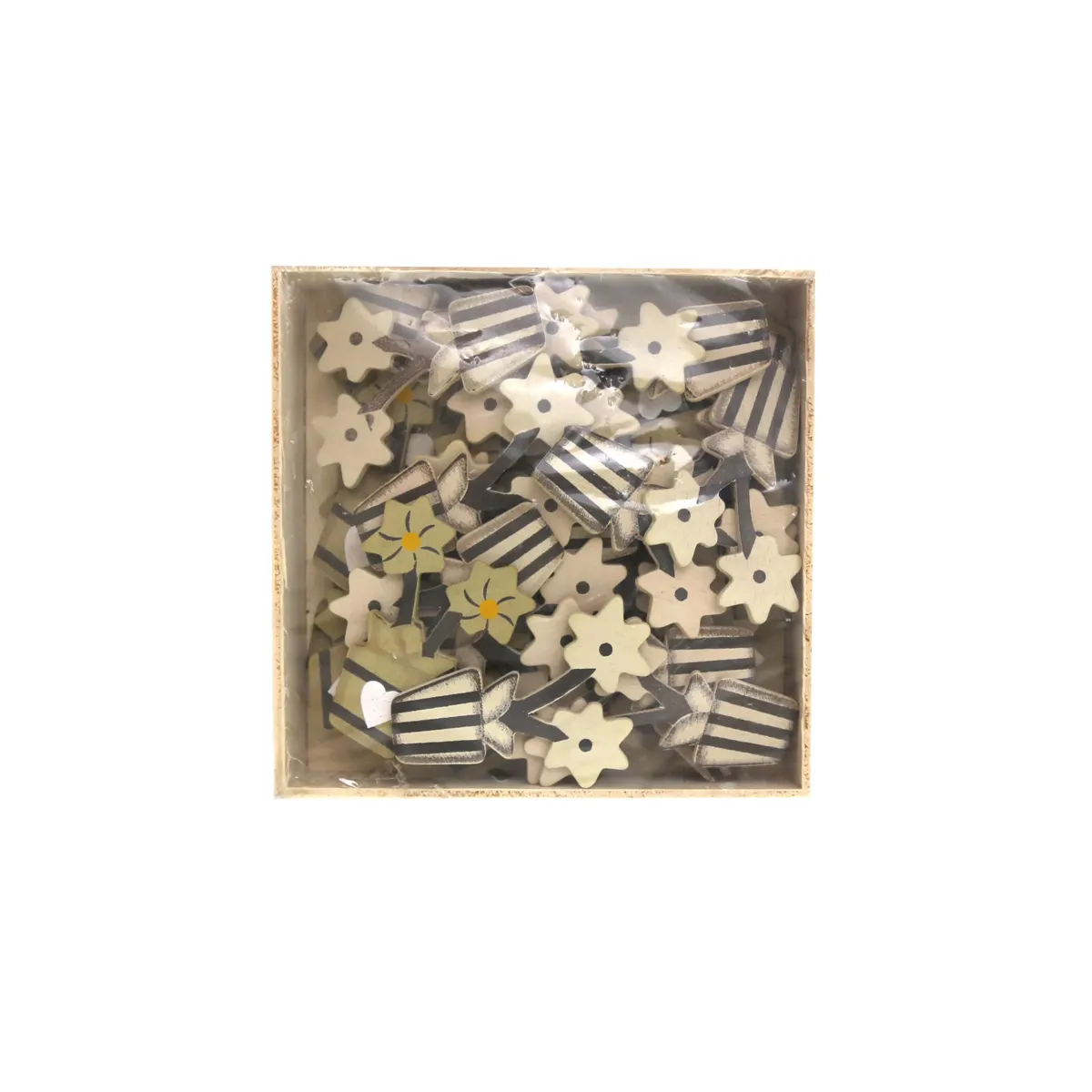 Flowers In Pot Motif