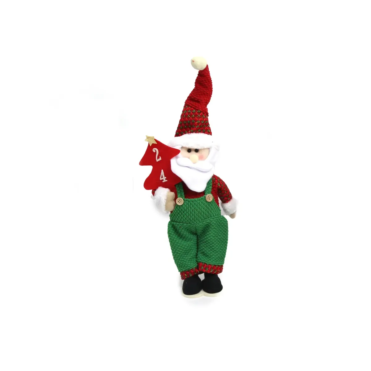 Standing Santa With Hat & Scarf