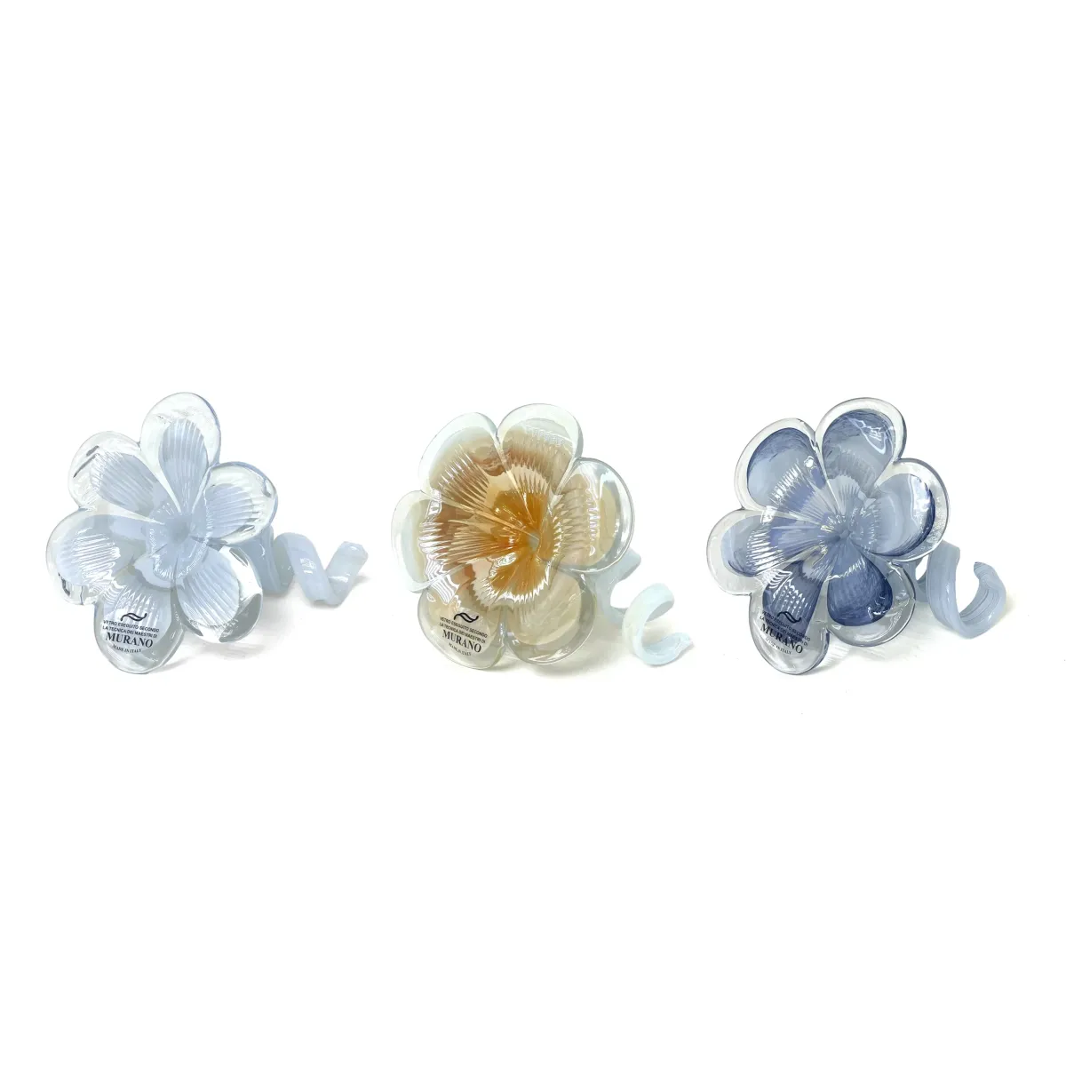 6 Petals Rotonda Spiral Flower Murano