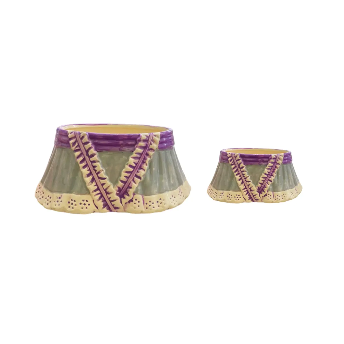 Purple Short Skirt Pot