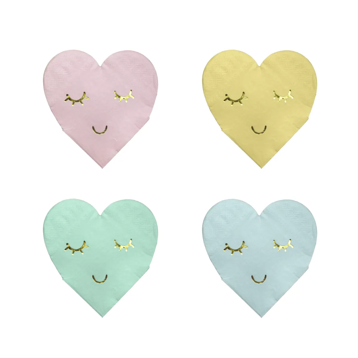 Sleeping Angel Heart Napkin – Sweet & Adorable Party Essentials