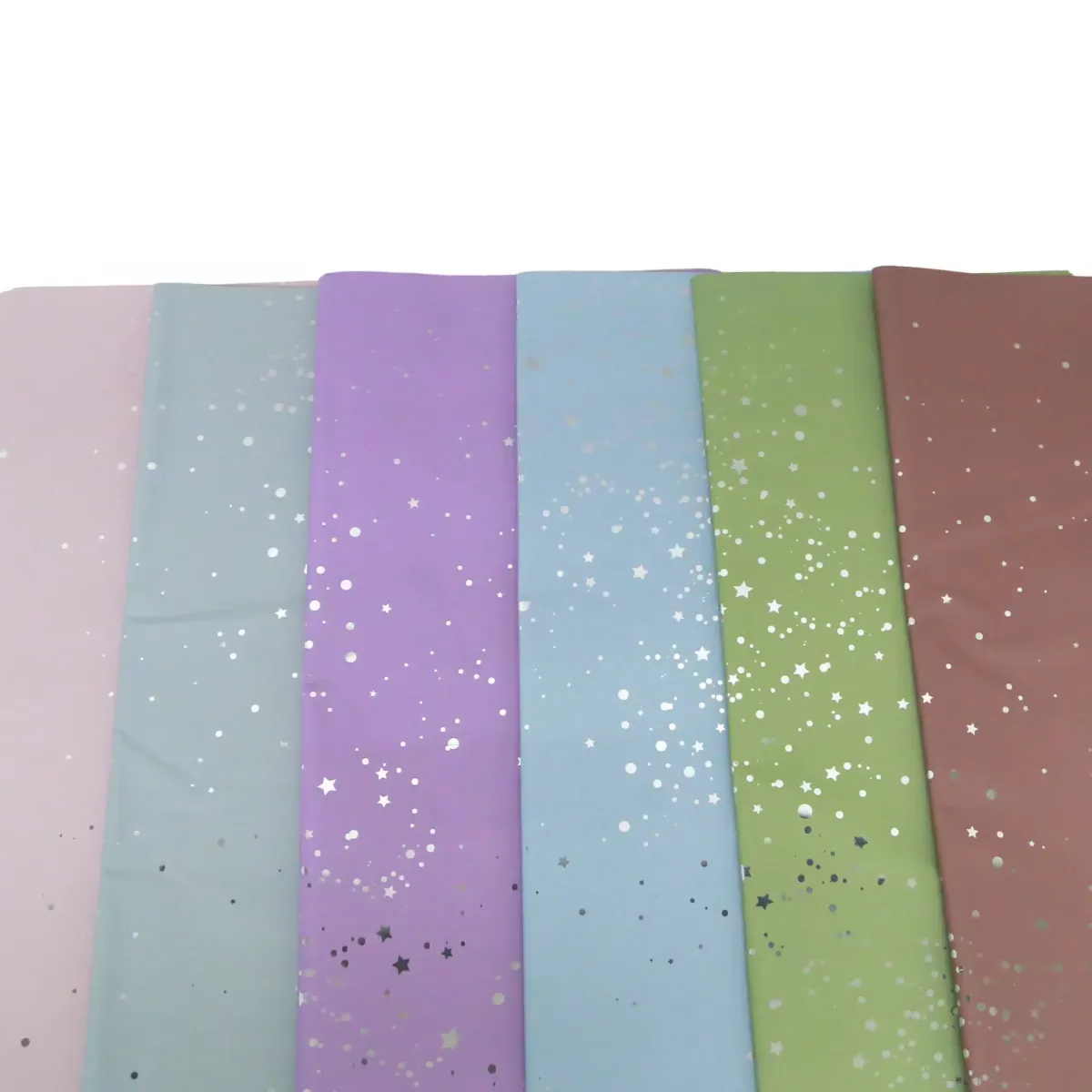 Matt Double Face With Shinny Star Wrapping Paper