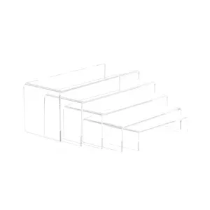Plexi Stand Set of 5 Graduated Risers for Display