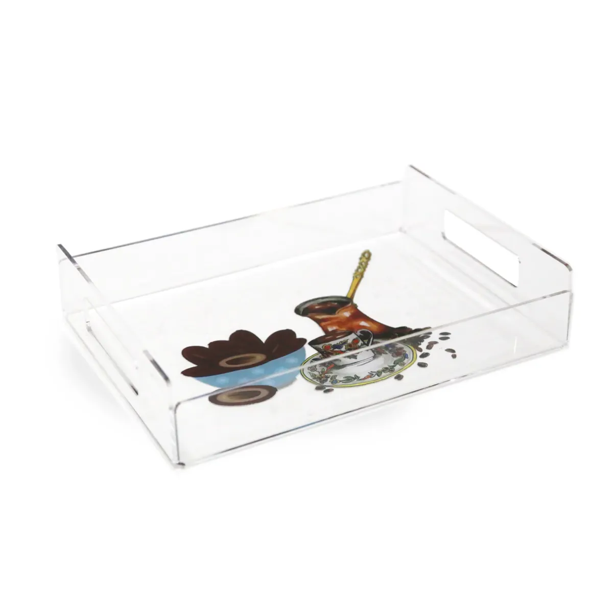 “Rakwa Pattern” Decorative Plexi Tray – Essential for Ramadan Celebrations